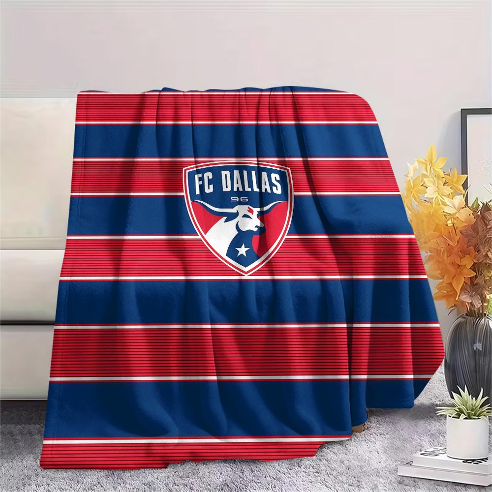 FC Dallas Flannel Blanket, High quality Comfortable for All Seasons, Home Decor, Warmth and Comfort