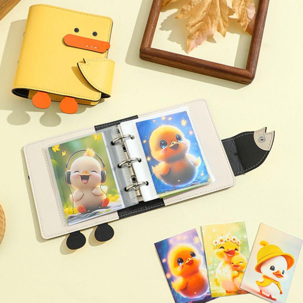 One Grid Postcard Storage Album Yellow Duck Photo Storage Album Card Album  Gift Giving