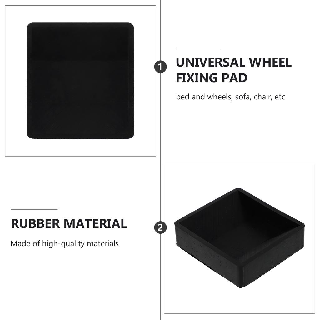 Wheel Fixing Pad Furniture Nonslip Mat Anti-slip Cushion Foot Sofa Rubber Table Leg Non-slip Pads