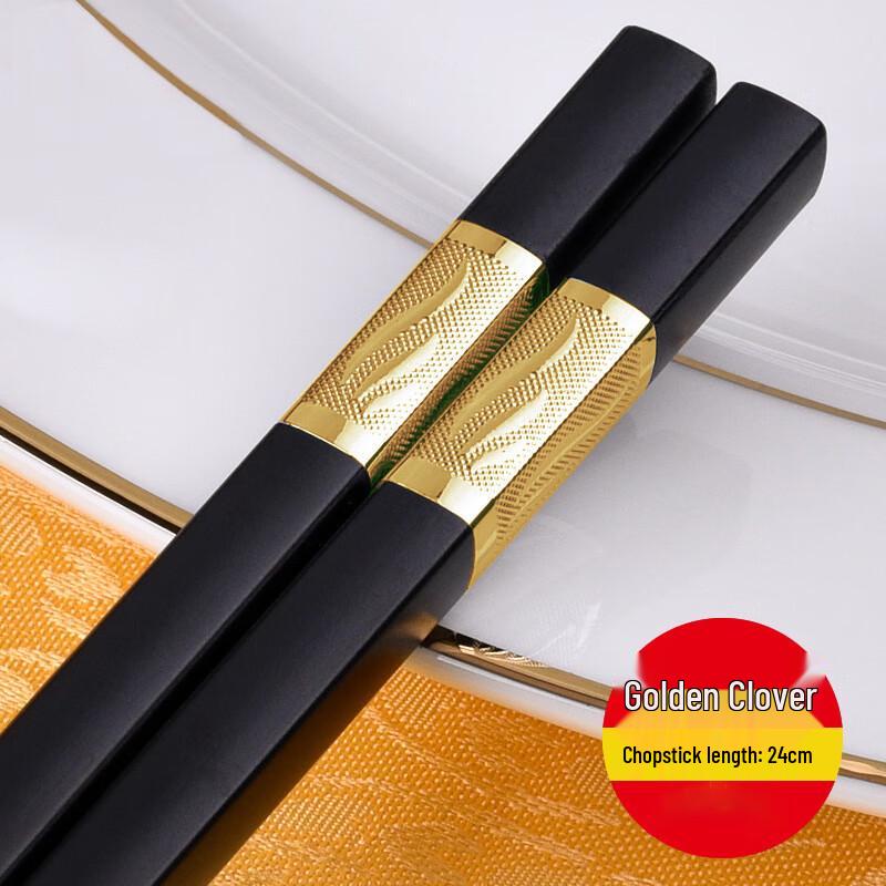 Changbaosen Anti-slip Alloy Chopsticks for Restaurants