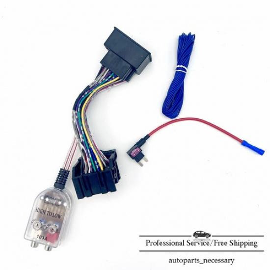 Add An Amplifier Adapter To Radio W/Amp Turn On Wire For Chevy GMC 2010-2017