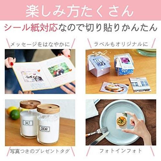 Canon Instant Camera Smartphone Printer iNSPiC ZV-123-PW Pearl White