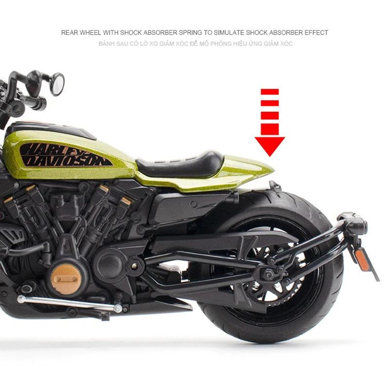 1/12 сплав Harley Davidson Sportster S гоночный мотоцикл модель литой уличной спортивной модели мотоцикла детская игрушка подарок