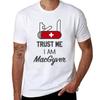 Anime Man Shirt I Oversize T-Shirt MacGyver Trust Am Plain T T Shirts Me,