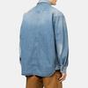 DIESEL Shirts Men's Blue Lapel Moderate Denim A037320ICVZ01