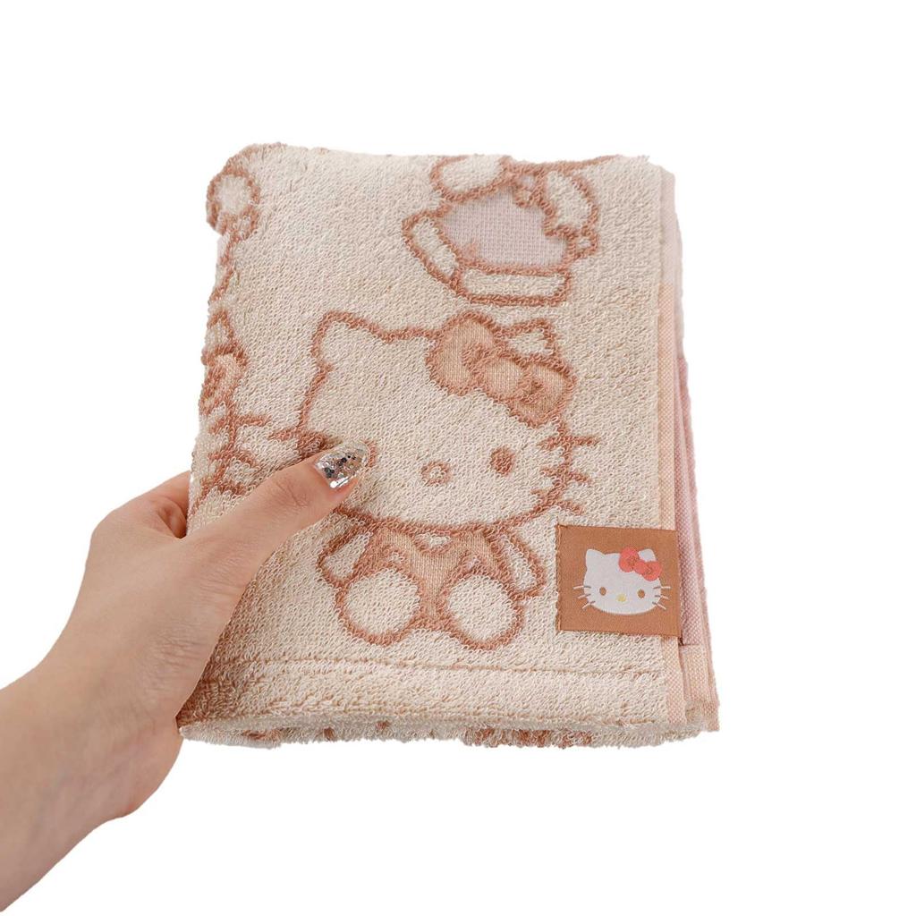 Marushin Sanrio Hello Kitty Gesicht Natürliche Antibakterielle und Perfekt als Geschenk für Produkt 3725008800 Handtuch, Kitty, 100% Baumwolle, Deodorierend, Geburtstage,