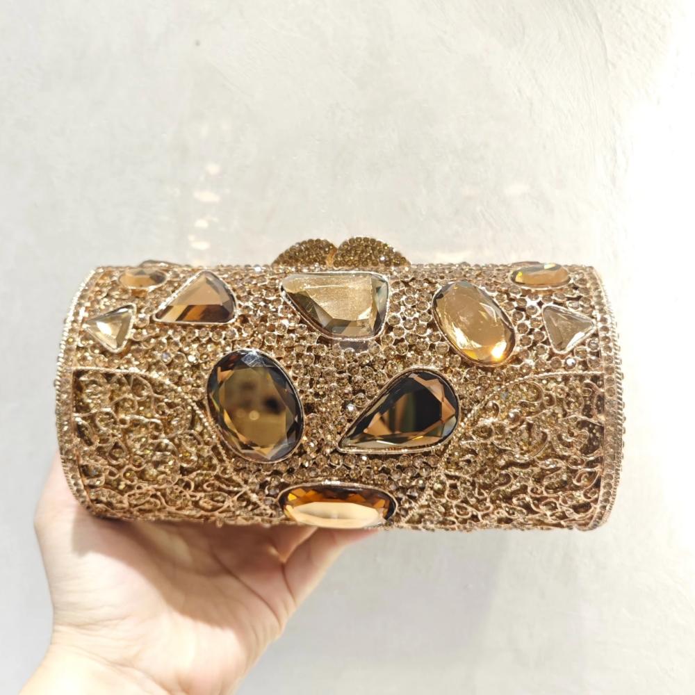 

Pink Big Stone Evening Wedding Bag Bridal Clutch Purse Women Banquet Prom Clutches Crystal Clutches Diamond Purses Handbags 18.5cmX10cmX8.5cm