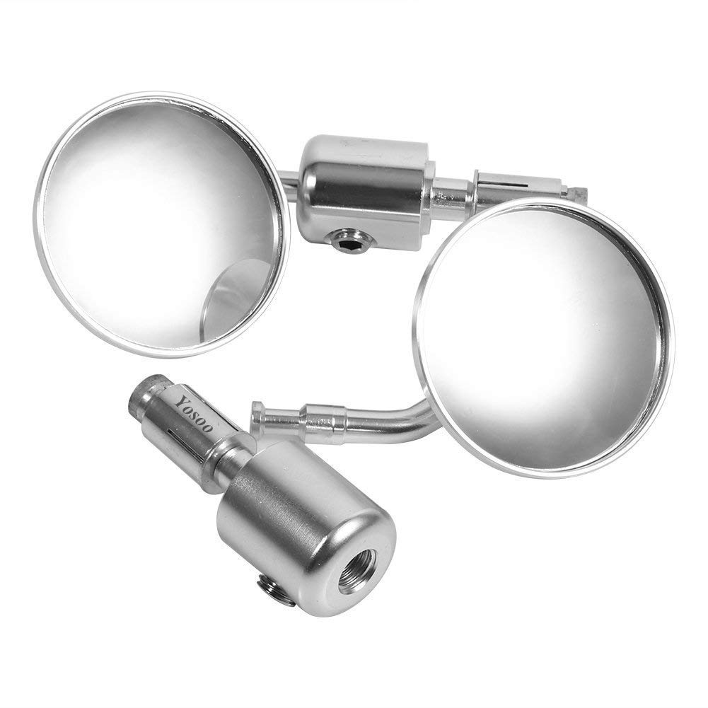 

YOSOO Motorcycle Bag Mirror, Bike Mirror, Bar End Mirror, Bar End, Motorcycle Mirror, CNC