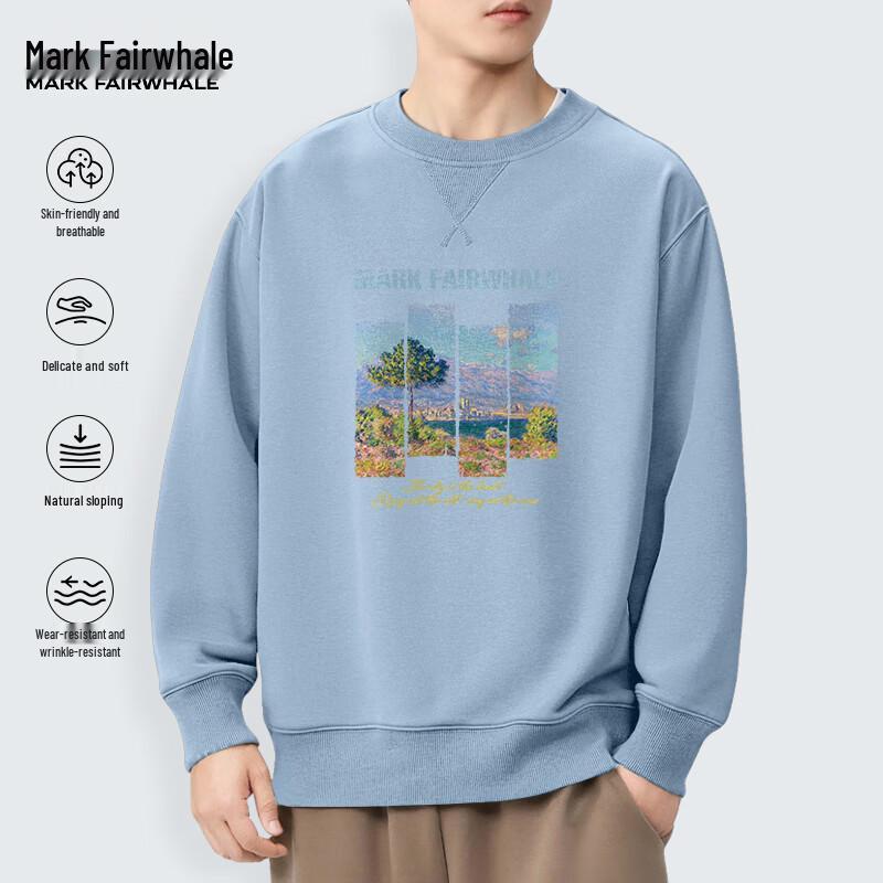 Mark Fairwhale Men s Fall Heavyweight Round Neck Sweatshirt XL