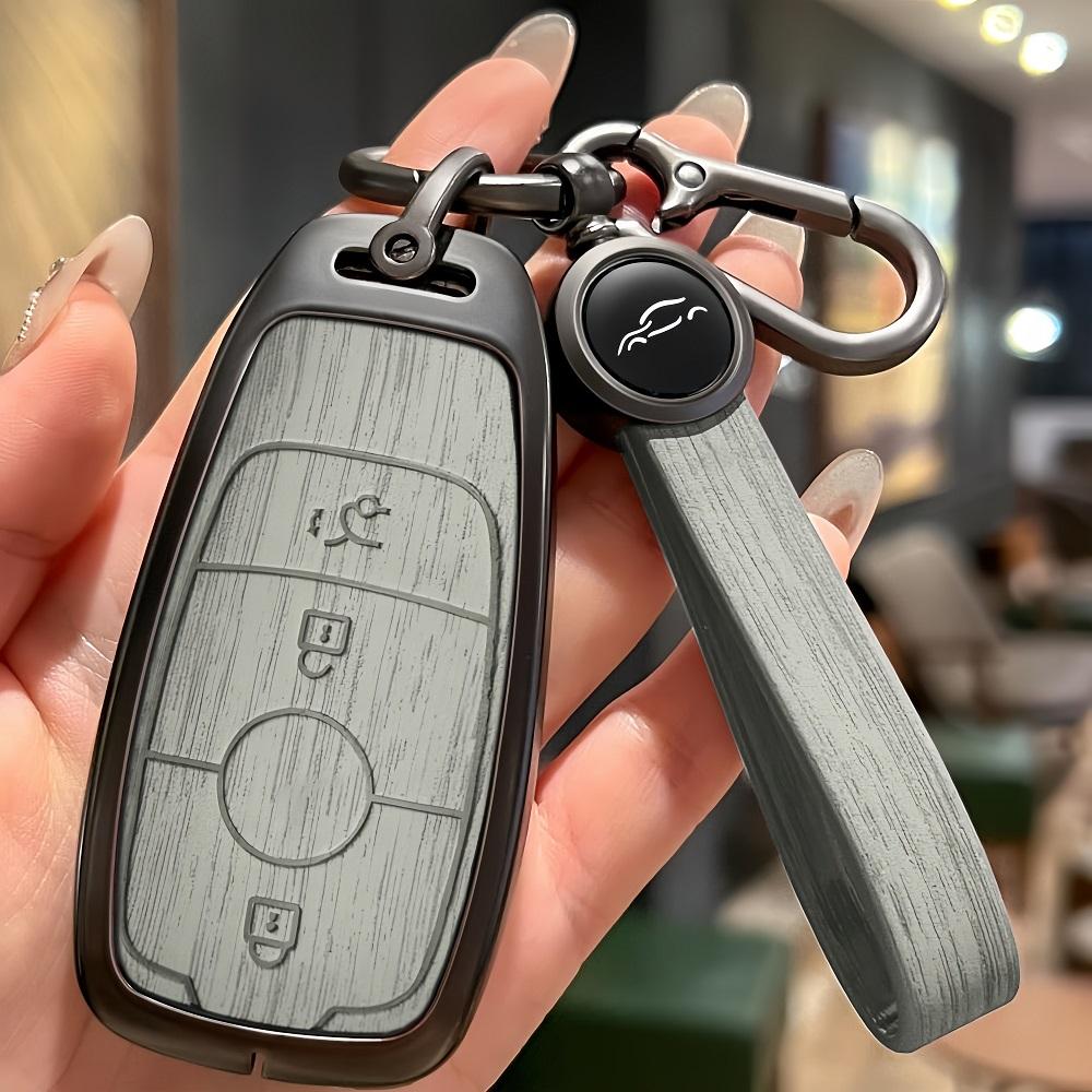 Fashion Metal Car Remote Key Case Cover Shell For Mercedes Benz A C E S G Class GLC CLE CLA GLB GLS W177 W205 W213 W222 X167 AMG
