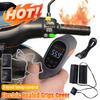 Motorcycle Heated Hand Grip Cover for ATV Scooter Handlebar Heater Warmer 3-Gear Temperature Adjustable Motorcycle Grips Cover