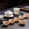 Dragon Embossed Ceramic Gaiwan Tea Set Gift Box