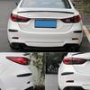 2pcs/set Universal  Car Bumper Carbon Fiber Rubber Bumper Protection Car Anti-collision Strip