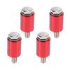 X AUTOHAUX Car Turbo Engine Motor Hood Vent Spacer Riser Hood Vent Spacer Riser Kit Aluminum Alloy 8mm