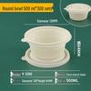 Degradable Round Disposable Food Containers with Lids