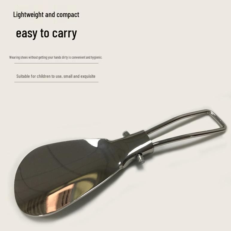 Stainless Steel Shoehorn: Compact & Durable Shoe Puller