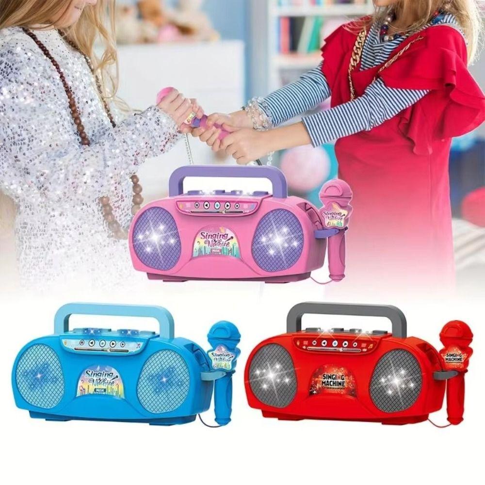 Verbinden Telefon Singmaschine Kunststoff Karaoke Maschine Karaoke Kinderspielzeug Lernspielzeug