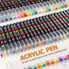 Acrylic Marker: Quick-Drying, Waterproof, Non-Bleeding, Soft Tip for Layering and DIY Painting