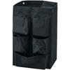 Replacement Janitorial Cart Bag, 15.7 X 11.0 X 27.6 In Housekeeping Bags with 5 Pockets, Heavy Duty Oxford Commercial Cleaning Cart Bag