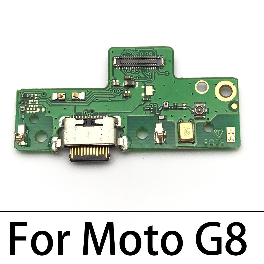 For Motorola Moto E4 E4T G3 G4 G5 G6 G7 Power E7 G8 Plus X4 One USB Charging Port Micro Dock Connector Board With Microphone