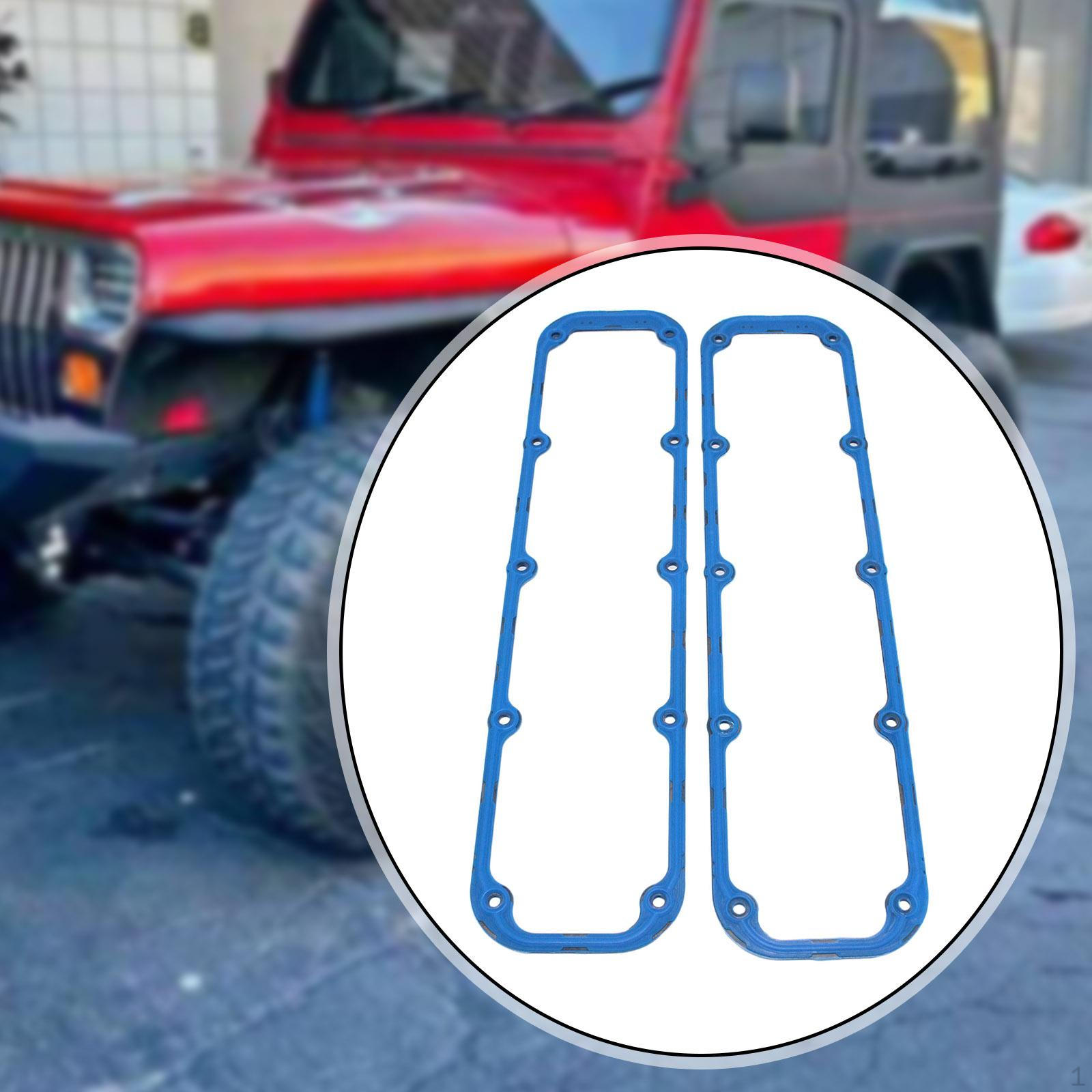 

2x Прокладки клапанных крышек Сборочный комплект для технического обслуживания гаража для Dodge B250