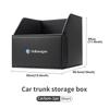 For Volkswagen VW Car Trunk Foldable Organizer Auto Leather Waterproof Storage Box Passat Golf 4 5 6 Tiguan Polo Scirocco Jetta