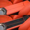 3pcs Carbon Fiber Center Armrest Box Panel Cover Trim For BMW Z4 G29 19-22 LHD