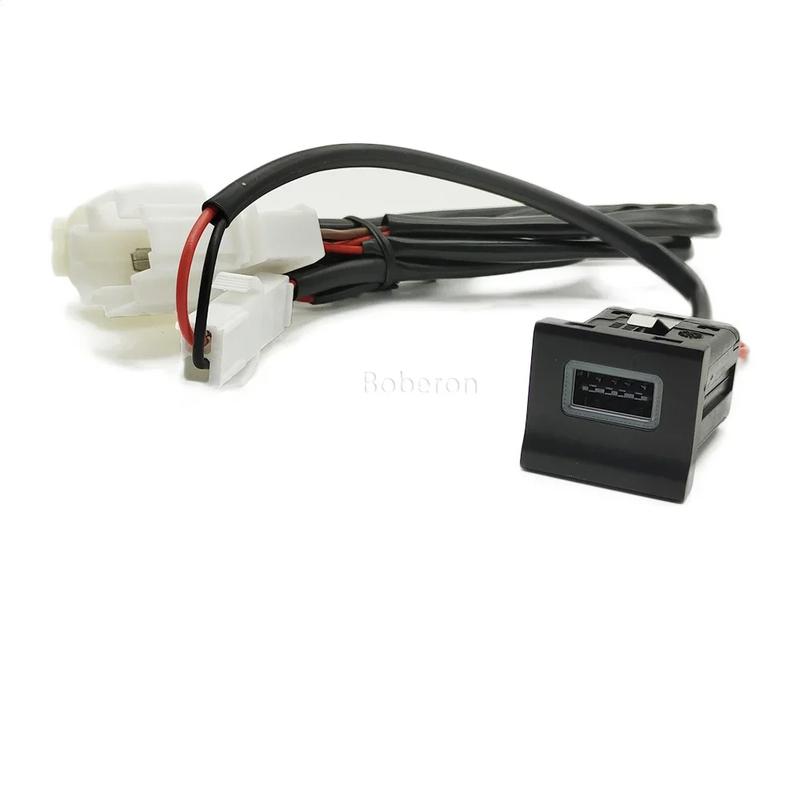 Fast Charge Adapter USB QC3.0 Charger Socket Power Outlet Switch Auto Accessories For VW Polo 2014 2015 2016