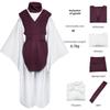 Jujutsu Kaisen Choso Cosplay Costume, Black & White Traditional Style Outfit for Anime Cosplay & Halloween Parties