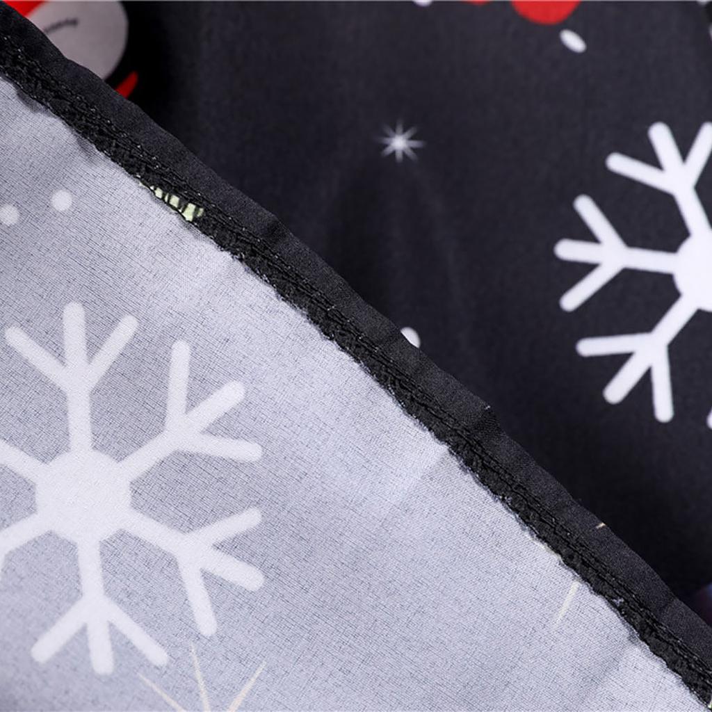 Women Vintage Long Sleeve Christmas 1950s Housewife Evening Party Prom Dress