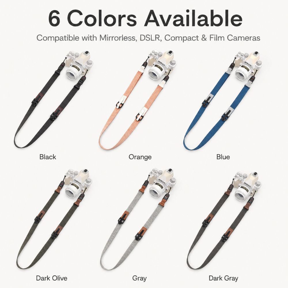 Quick Release Neck Strap Adjustable Crossbody Sling Belt Camera Shoulder Strap for DSLR Camera