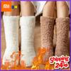 1-10 Paires Chaussettes d'Intérieur Antidérapantes Épaisses en Polaire Corail Chaussettes Pantoufles Thermiques pour la Maison Intérieure Chambre à Coucher
