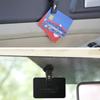 2 stücke ABS Auto Haken Clips Parkplatz Zugang Paste Ticket Innen Fenster Montieren Saugnapf Clips Abnehmbare Halter Für
