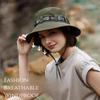 Outdoor Climbing Hats for Man Japanese Adjustable Western Cowsboy Fisherman Caps Women Wide Brim Travel Beach UV Protection Hats