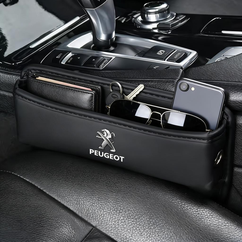 Car Seat Gap Leakproof Storage Box Storage Box For Peugeot 5008 408 308 Landtrek 208 2008 3008 Rifter 508 301 108