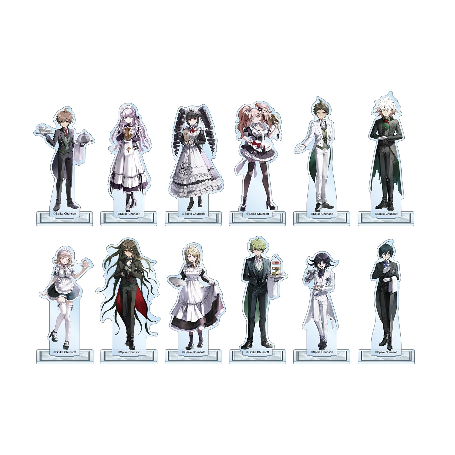 

Danganronpa Series Illustration Maid Butler Trading Acrylic Stand Box Yui-san & ver. 12-Piece