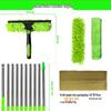 Dual-Sided High-Rise Window Cleaning Squeegee: Efficient Glass Cleaner for Easy Two-in-One Use