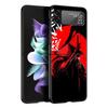 Japanese Bushido Samurai Phone Case For Samsung Galaxy Z Flip3 Flip4 Flip5 Case Shell For Z Flip 3 4 5 6 7 Hard Folding Cover