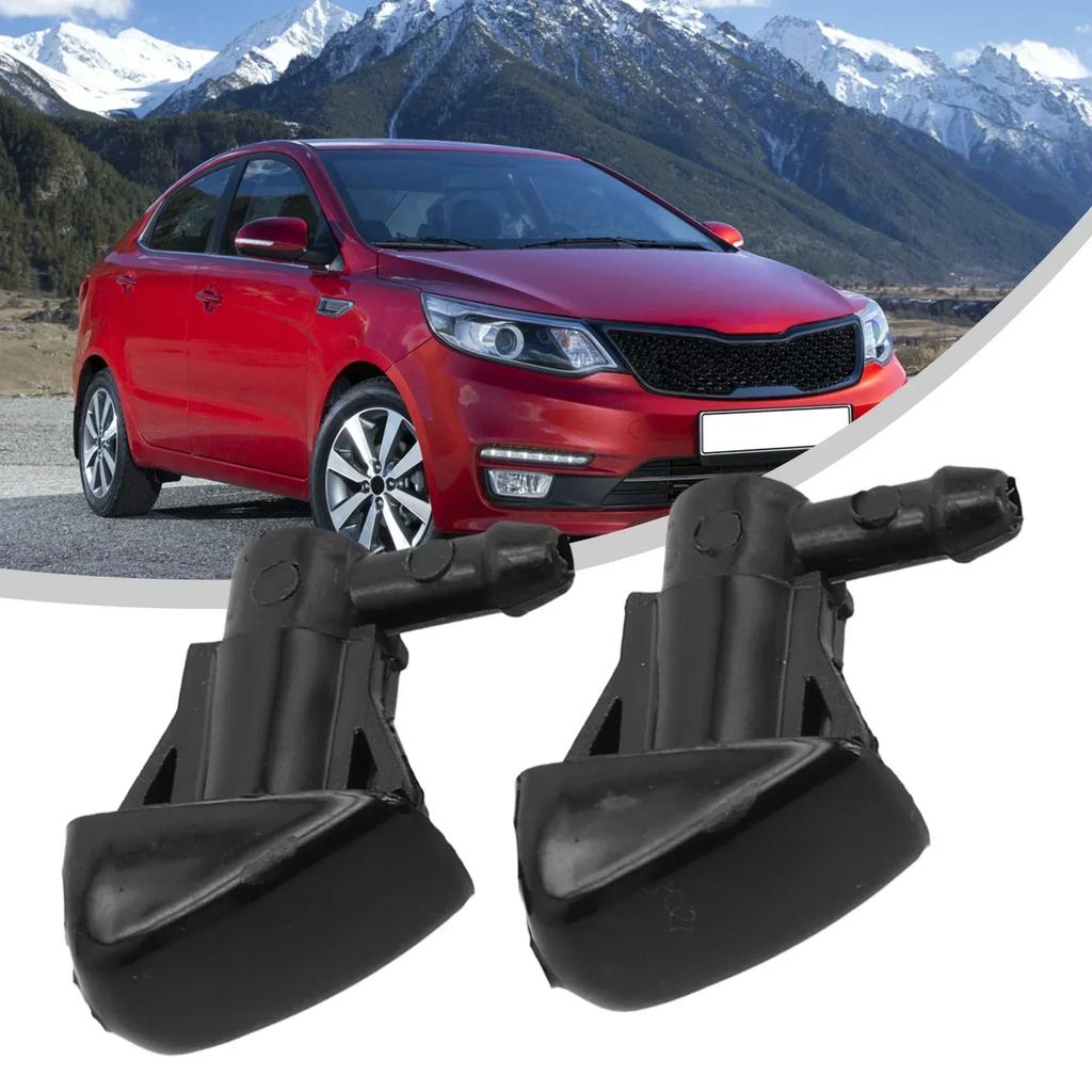 2Pcs Car Windscreen Washer Windshield Wiper Jet Spray Nozzle  Dual Holes Windshield Washer Nozzle For Hyundai For Tucson