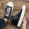 Fashion Genuine Leather Stylish Skate Shoes Men 2024 All-match Vintage Male Casual Ankle Boots High Quality Lace-Up Low Top Walking Shoe