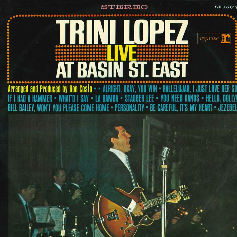 

LP Record TRINI LOPEZ - Live At Basin St East SJET7619 REPRISE Japan Pop Used
