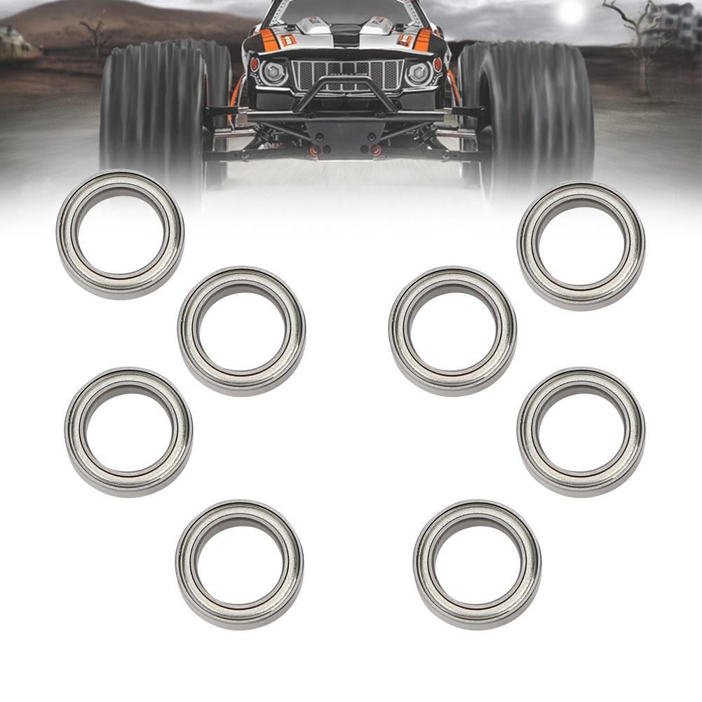 8pcs 10x15x4mm Ball Bearings Fit for HPI WR8 B021 ST MT RC Car Spare Parts AccessorySilver B030