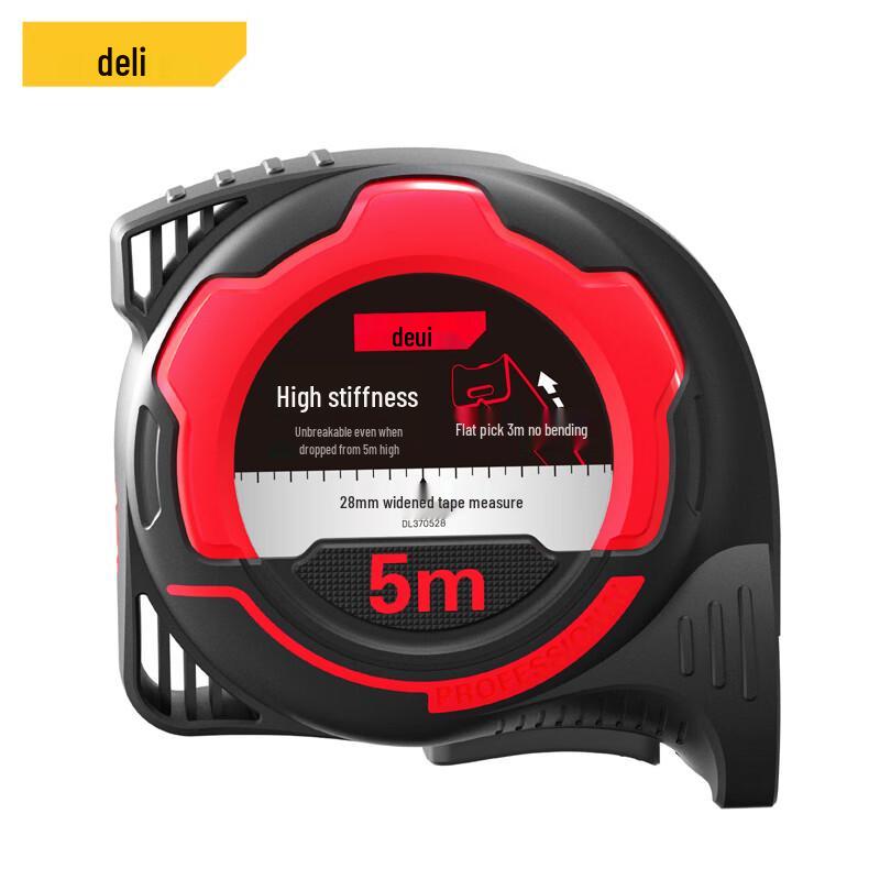 Deli 5m x 28mm Locking Steel Tape Measure