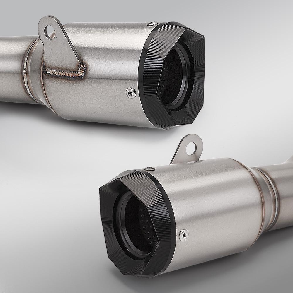 Motorcycle Exhaust Muffler for CFMOTO 800NK: Mid-Tail Integration with Original Front Section