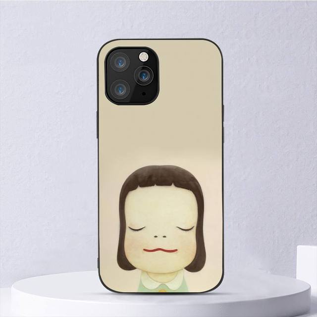 Yoshitomo Nara Art Handyhülle für Iphone 11 12 Mini 13 14 Pro Xs Max X 8 7 6s Plus 5 Se Xr Shell