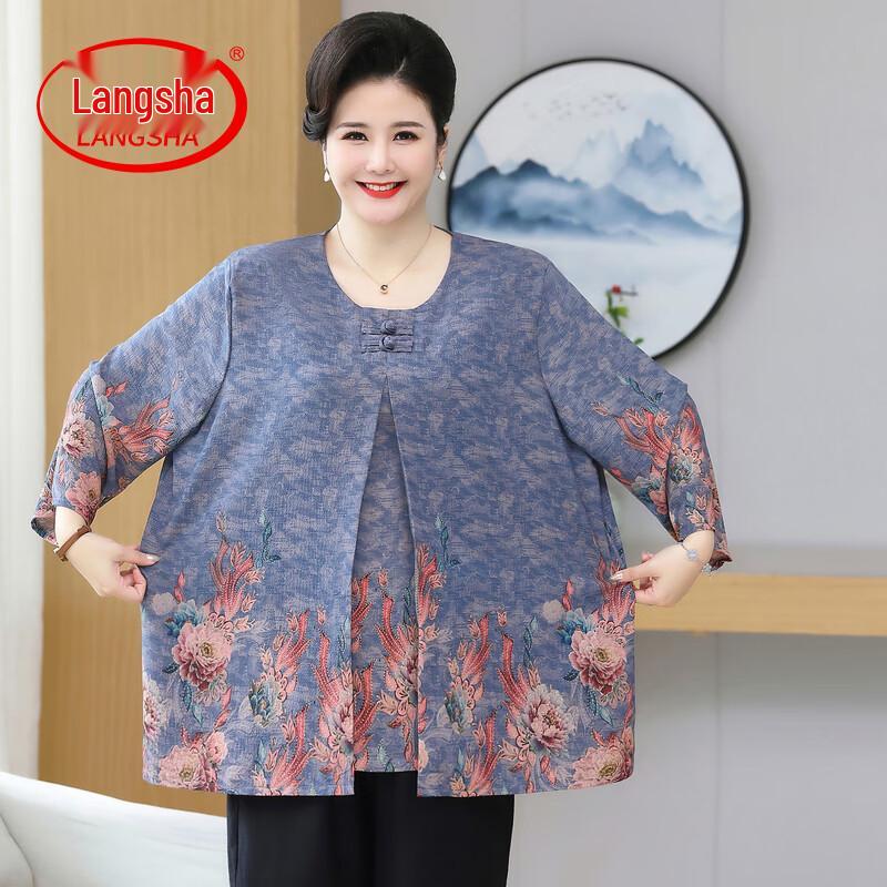 Women s Plus Size Floral Long Sleeve Top 3XL