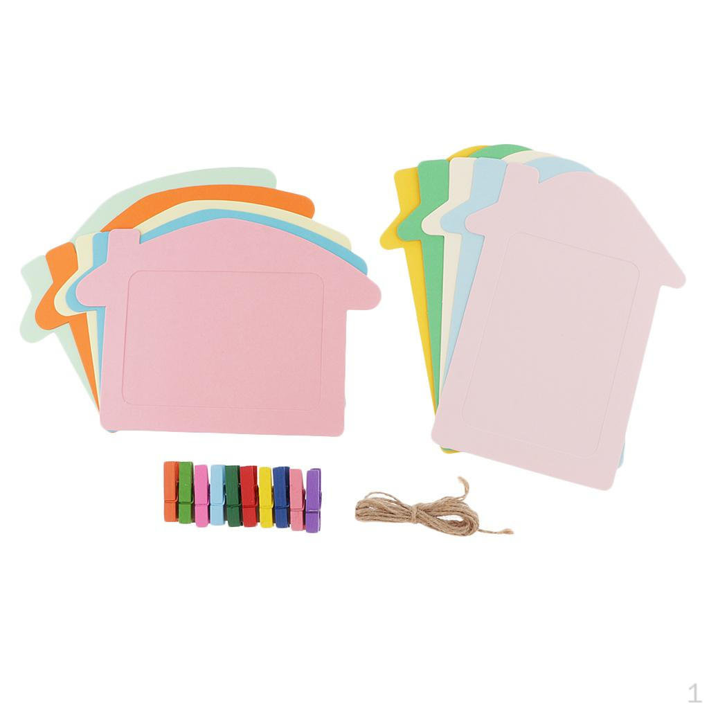 1 Set DIY Paper Hanging Photo Picture Decorative For Photos Artworks Paintings