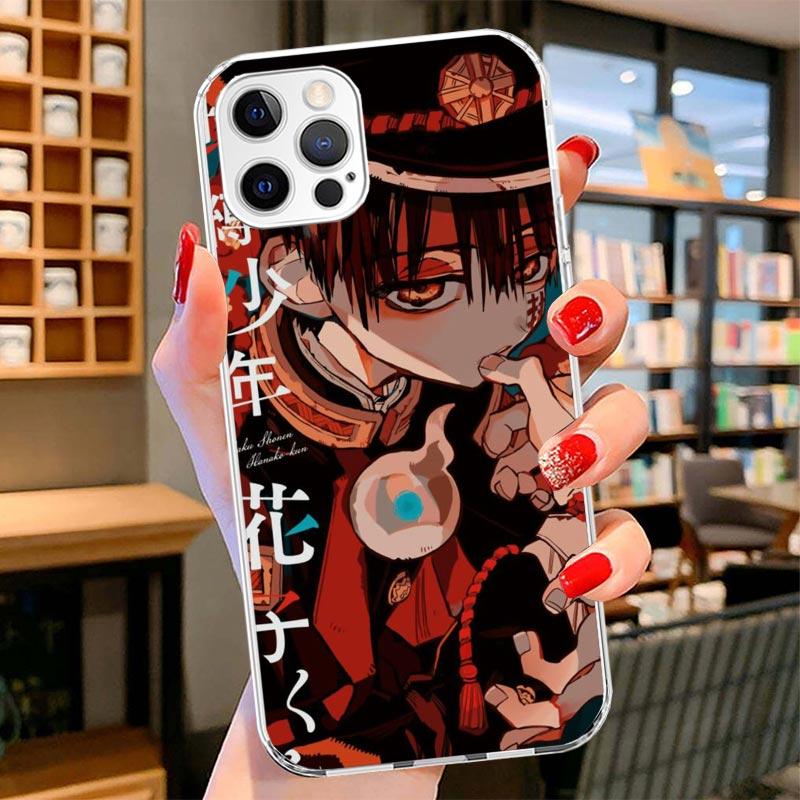 Toilet bound Hanako Kun Anime Cover Phone Case For iPhone 16 17 Air 15 14 Pro Max 16E Phone Case 13 Mini 12 11 7 SE 8 Print Patt