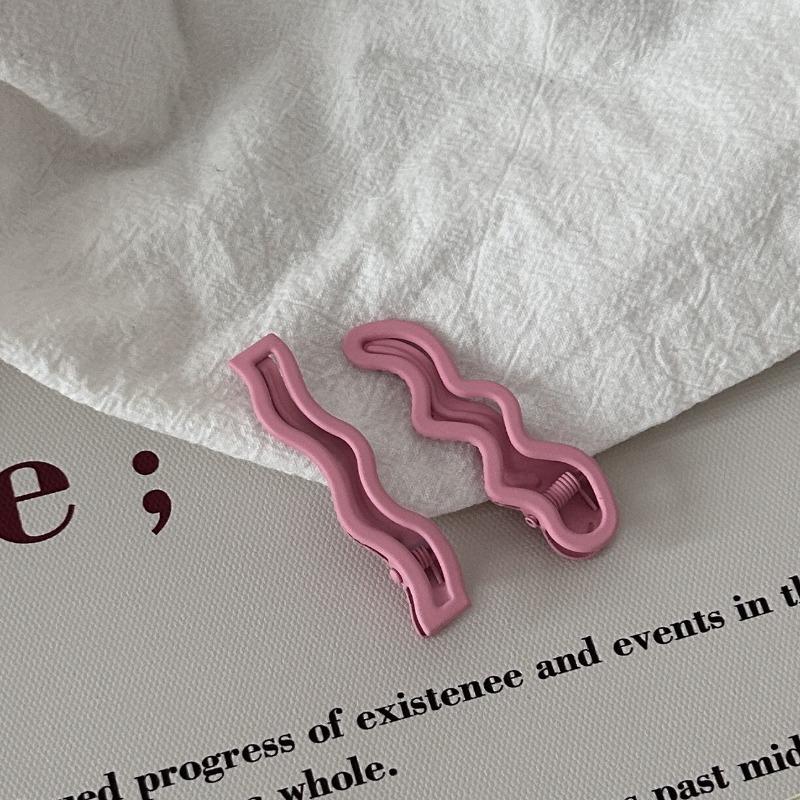 

2 шт. Милые сплавные розовые геометрические заколки-зажимы для волос для девочек, женщин, детей, винтажные аксессуары для волос, головные уборы, украшения