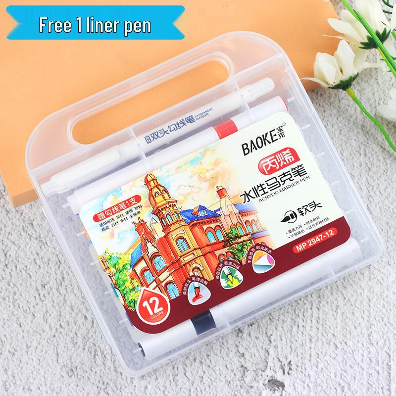 BaoKe Acrylic Markers for Kids - Opaque, Waterproof, DIY Art Pens